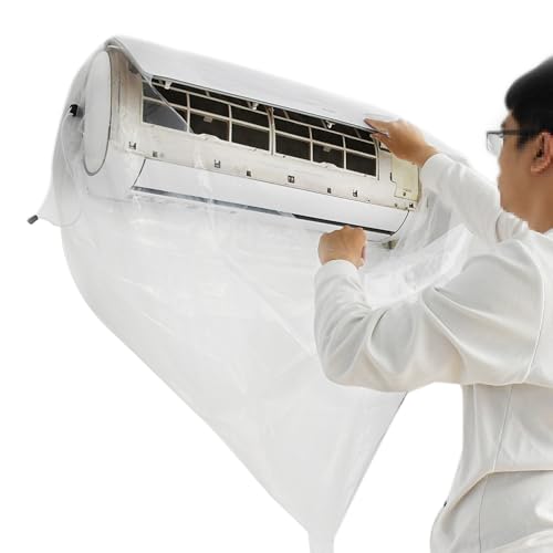 エアコン 洗浄 エアコン 掃除 壁掛用 外周140-250cm サイズ調整 透明 排水チューブ1.6m 汚水飛散防止 取付簡単 家庭用 業務用 室内用 (1)